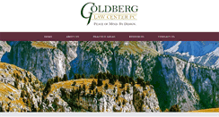 Desktop Screenshot of goldberglawcenter.com
